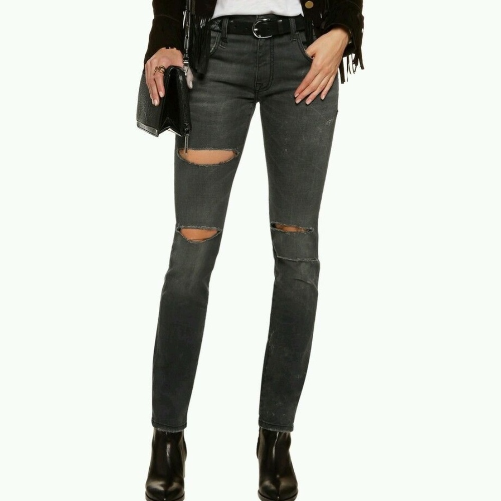 R13 Skate Jean in Grey Marble NWT sz 27